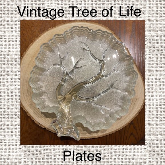 Hazel Atlas Other - Vintage Hazel Atlas Tree of Life Plate